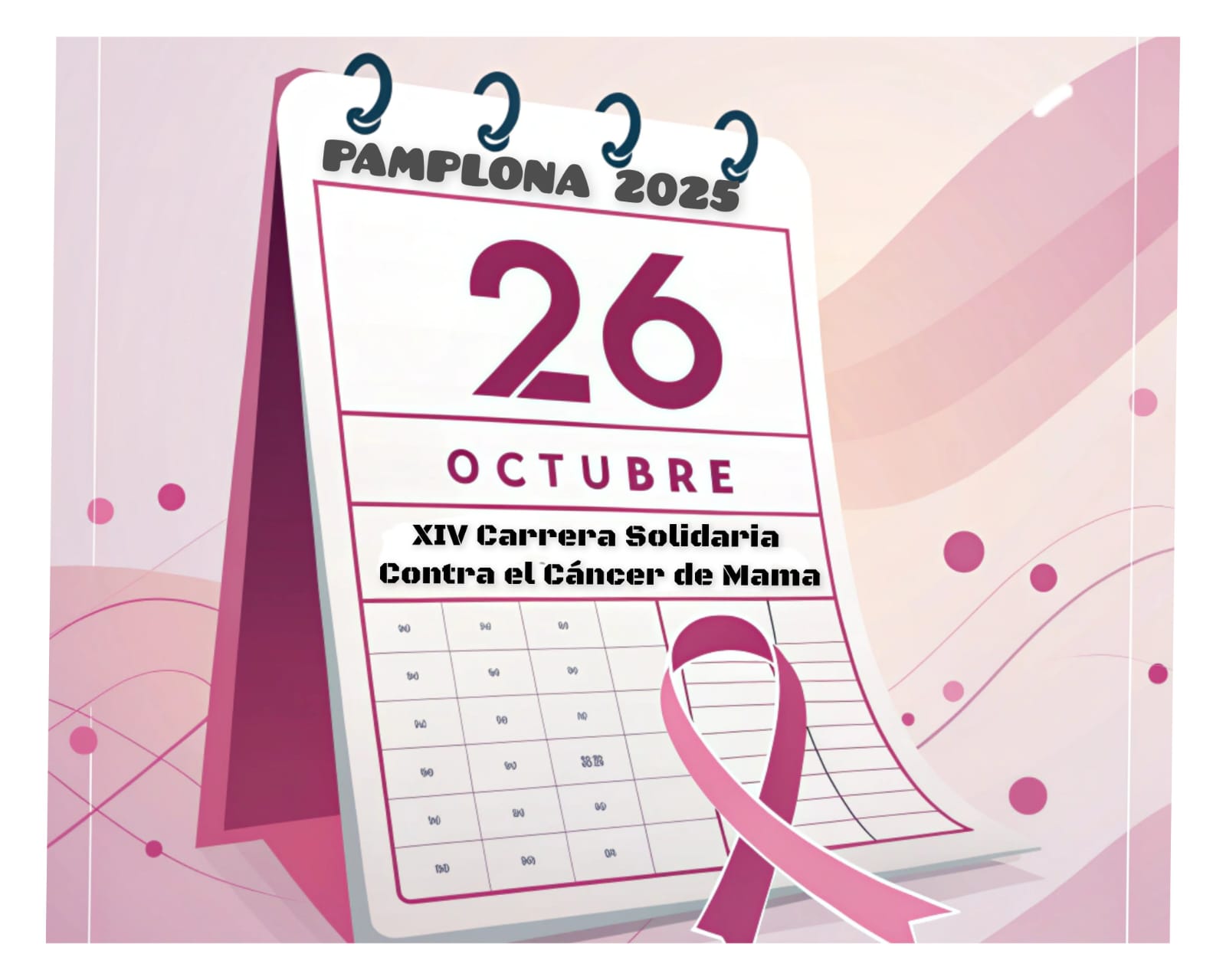 26 OCTUBRE 2025 – ¡ Reserva La Fecha! XIV Carrera Solidaria Contra El Cáncer De Mama En Pamplona