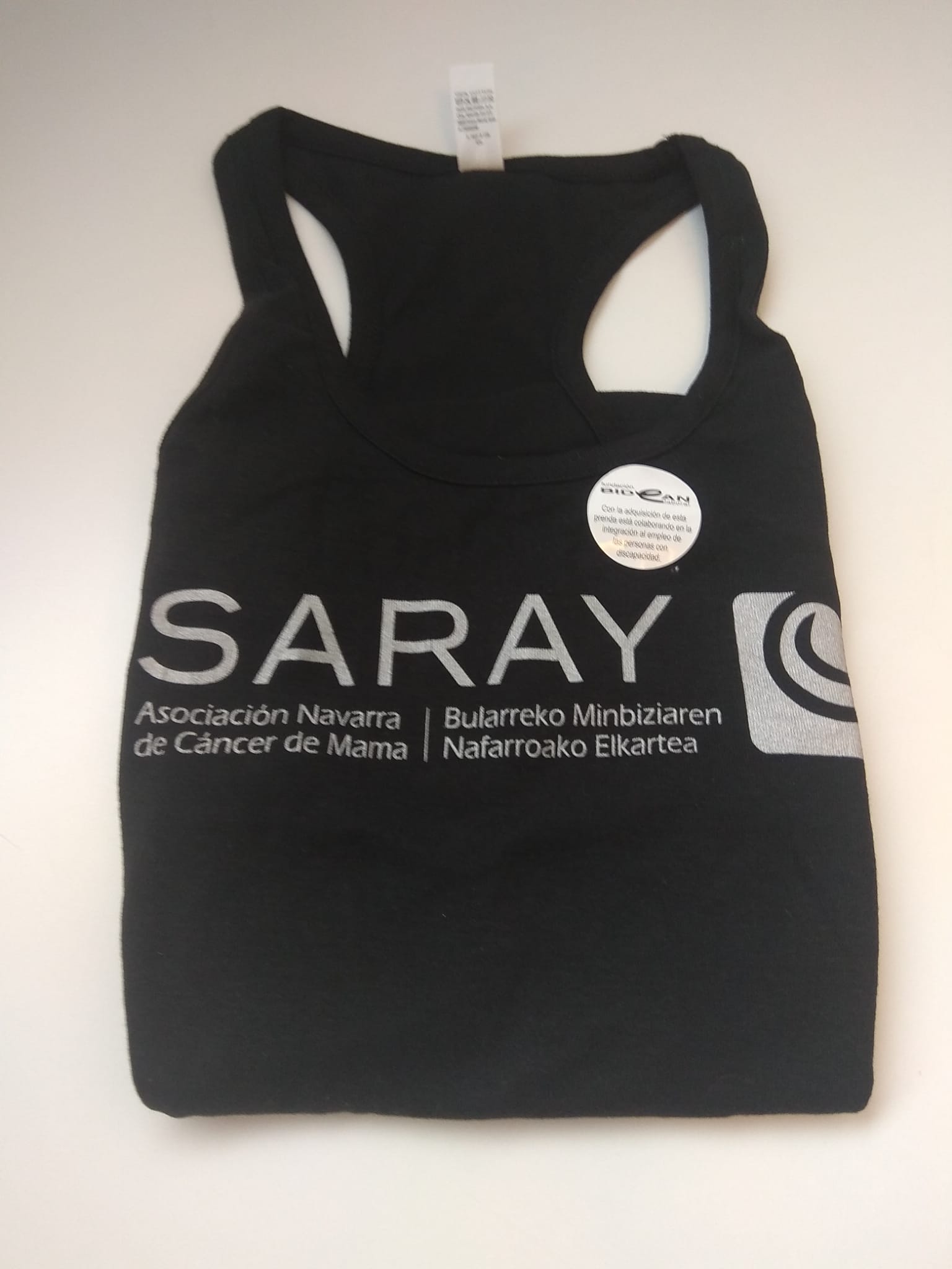Camiseta Negra De Tirantes